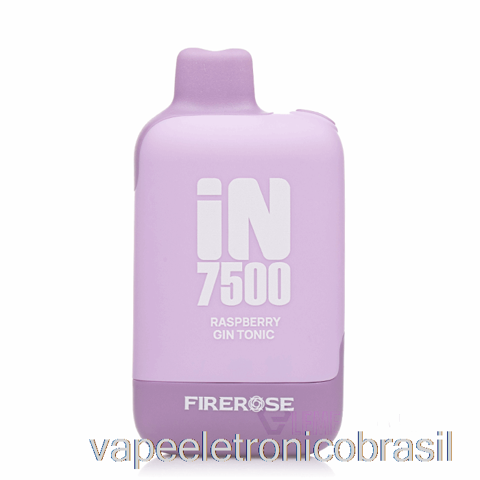 Vape Vaporesso Firerose Em 7500 Framboesa Gin Tônica Descartável